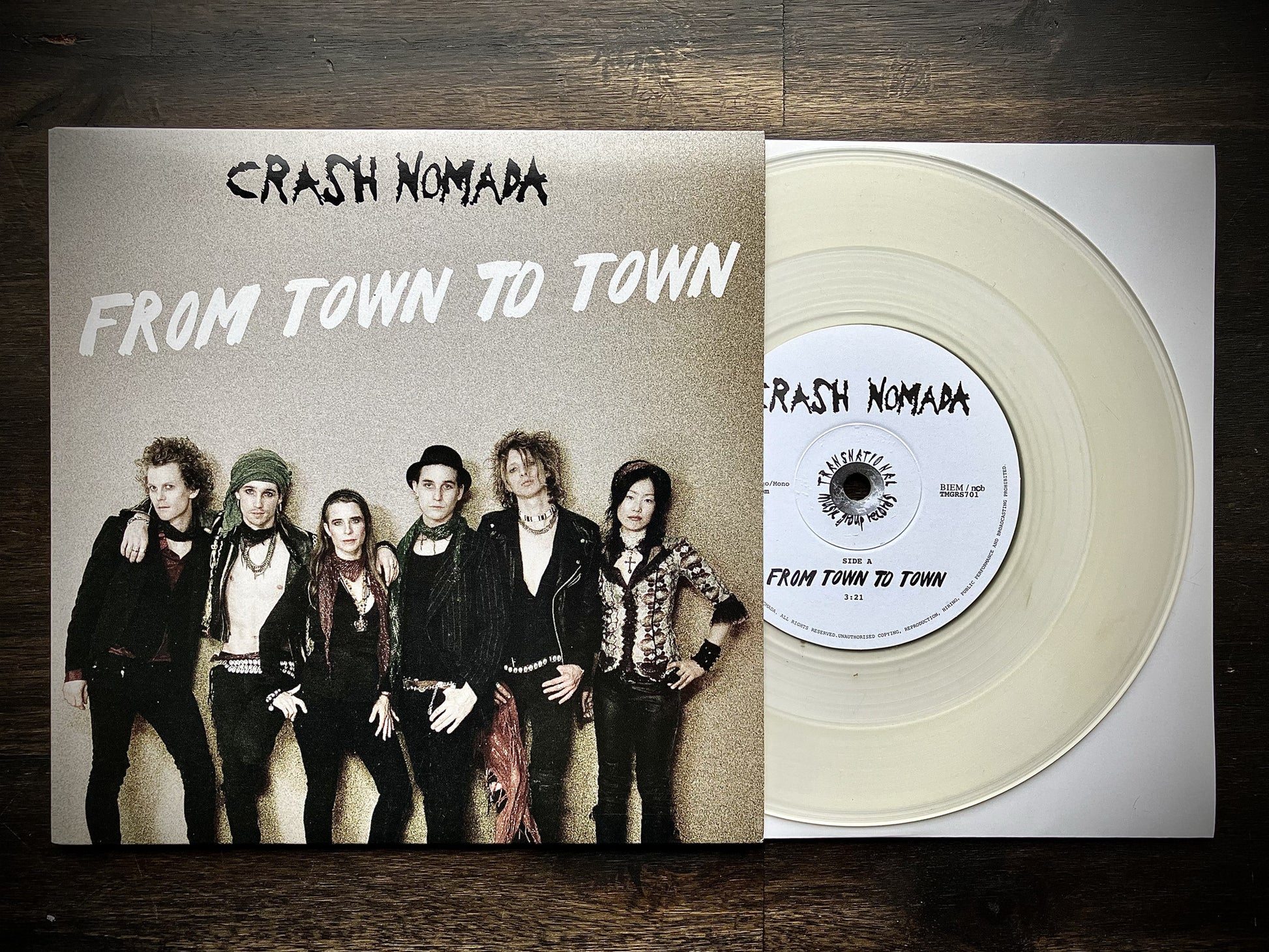 From town to town - 7" Transparent Vinyl limited edition