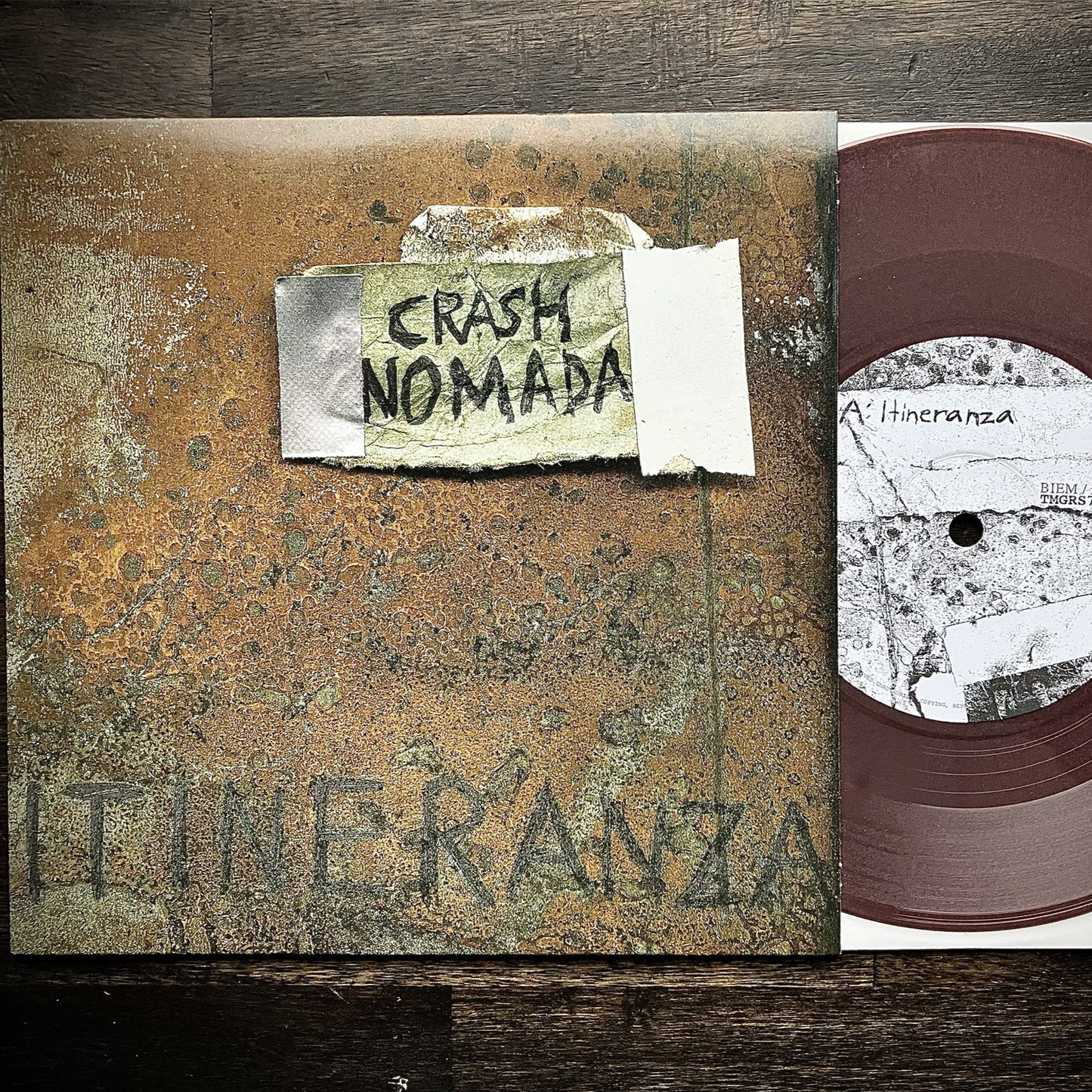 Crash Nomada - Itineranza – 7″ coloured vinyl (limited edition 250 pcs) 2011